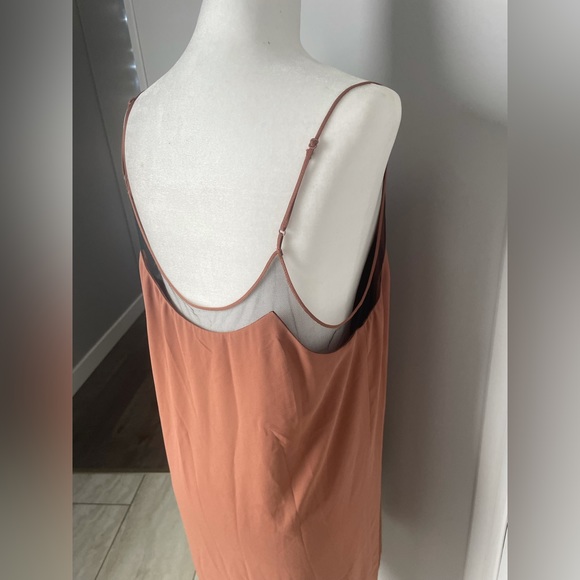 BABATON camisole slip dress with sheer upper size medium - Picture 8 of 8